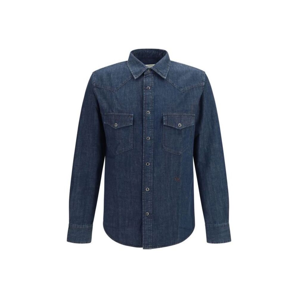 Jacob Cohen Blue Denim Men's Shirt